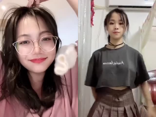 抖音快手直播间意外走光露奶头露阴部