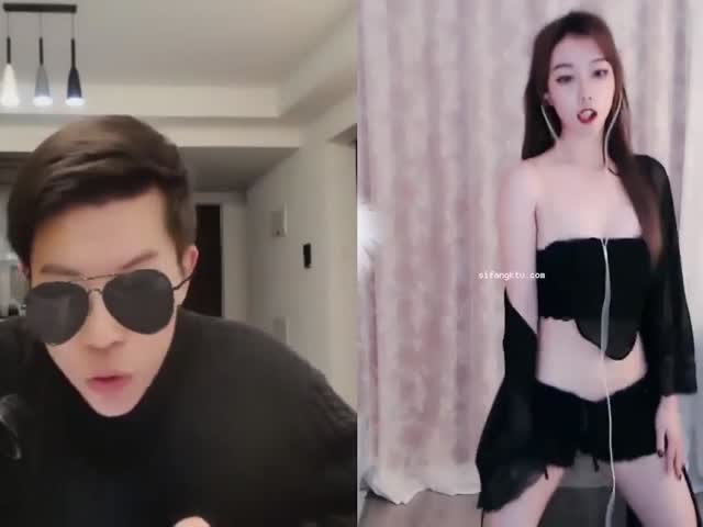 斗鱼虎牙【惠子姐姐+Miu安迪】直播热舞露乳头永封