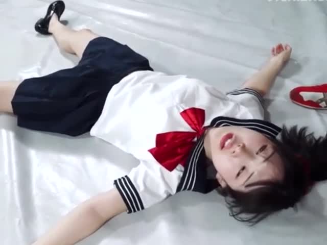 JK制服美女擂台搏击