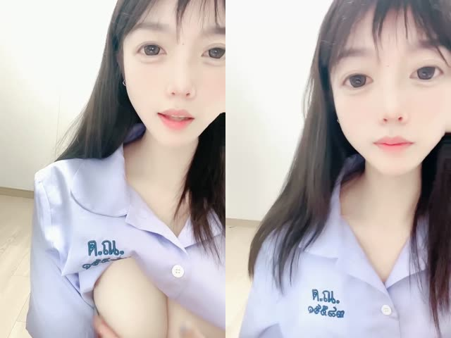 制服泰国妹子淫声荡语撩骚互动,近拍掰穴玩奶卖骚道具玩弄粉穴…
