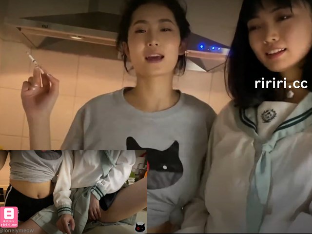 SWAG亚裔LonelyMeow 红色透视性感内衣 嫩逼喜欢跳蛋刺激 巨屌插入