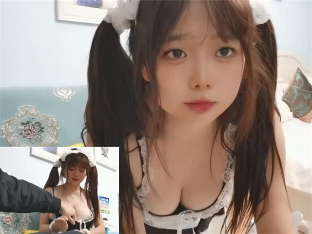 糖心出品▌小包子▌女仆制服帮男友好好爽