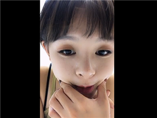 长相甜美短发,美女主播第七部