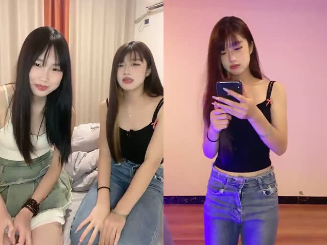 新晋女神,热舞小天使,涵涵睡不饱,两女裸舞太刺激了