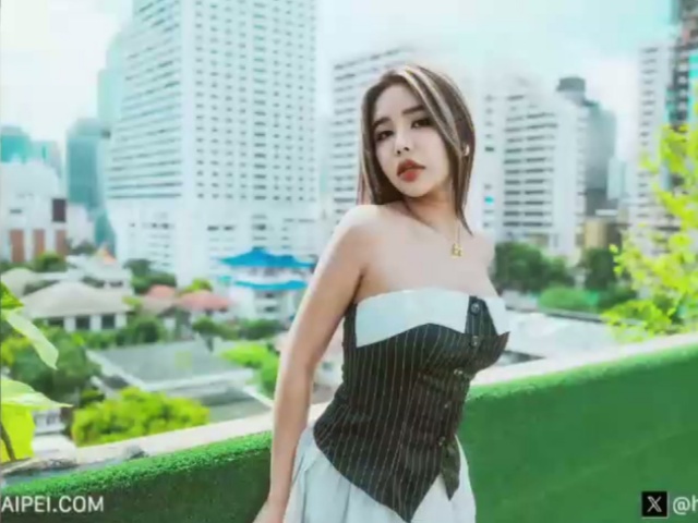 【HenTaipei狠台北】爱口交女模狂舔龟头 狂撞黑丝蜜大腿淫水蜜穴